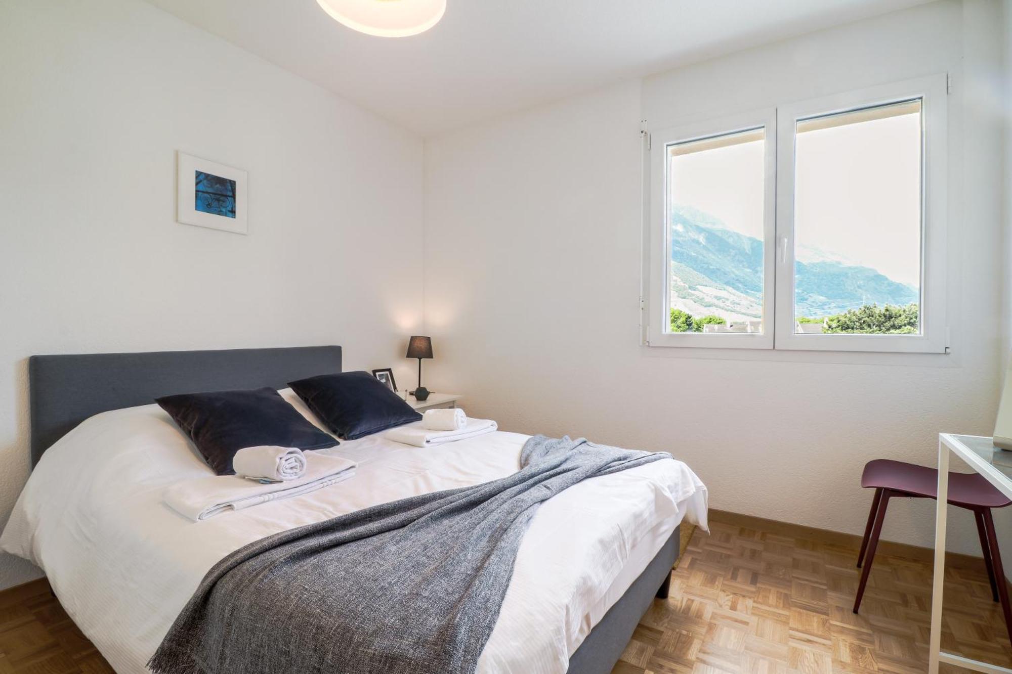 Nice Apartment Ideally Located In Martigny Eksteriør bilde