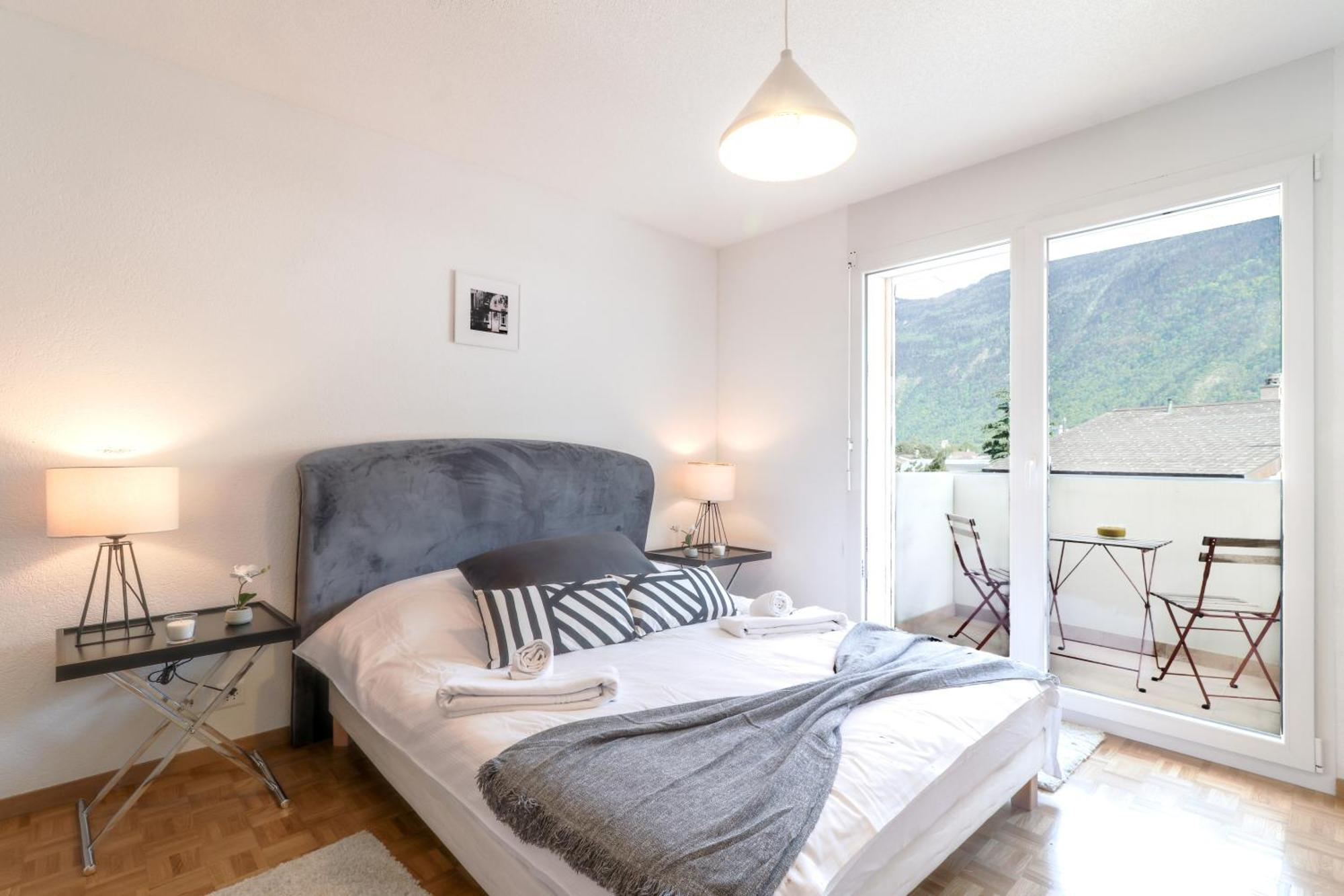 Nice Apartment Ideally Located In Martigny Eksteriør bilde
